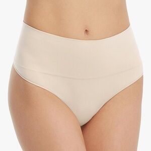 SPANX everyday shaping thong shapewear smoothing underwear size large